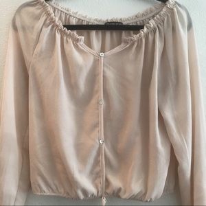 Long Sleeve Off Shoulder Top
